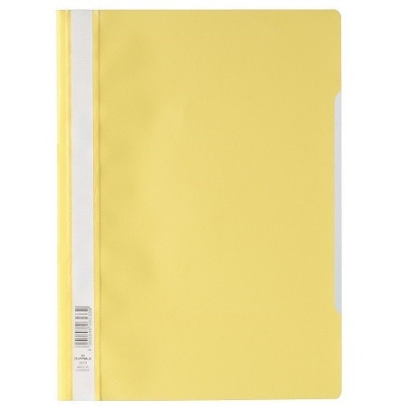 FARDE A GLISS. PLAST. A4 DURABLE JAUNE