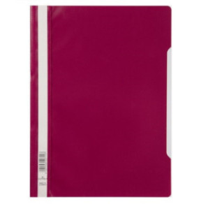 FARDE A GLISS. PLAST. A4 DURABLE ROUGE POURPRE