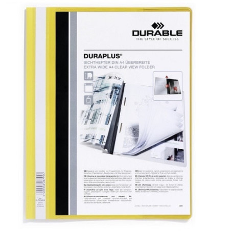 FARDE A DEVIS DURABLE JAUNE A4