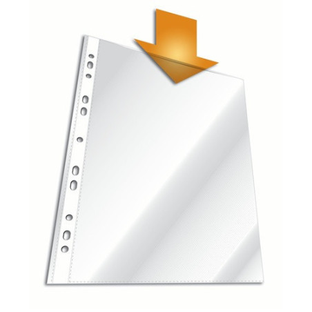 HOUSSE A4 TRANSP. DURABLE CRISTAL 100PCS BUSINESS QUALITY