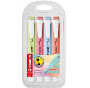 SURLIGNEUR STABILO SWING COOL BOX 4PCS