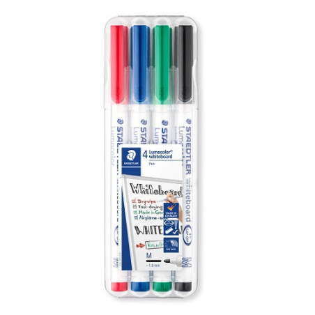 MARQUEUR TABL.BL. STAEDTLER 4PCS