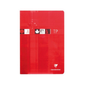 CAHIER CLAIREF. PIQ. A4 QUAD.+BLANCO 40FLS ASS.