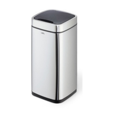 POUBELLE AUTOMATIQUE DURABLE AVEC SENSOR NO TOUCH 21L. ARGENT METALLISE