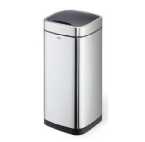 POUBELLE AUTOMATIQUE DURABLE AVEC SENSOR NO TOUCH 35L. ARGENT METALLISE