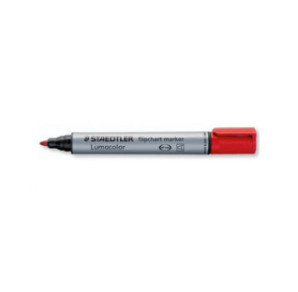 MARQUEUR FLIPCHART STAEDTLER ROUGE 2MM POINTE RONDE