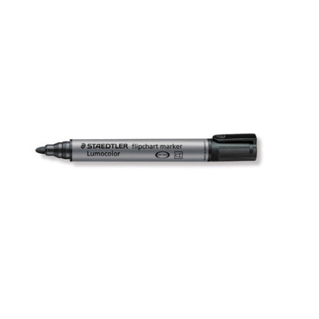 MARQUEUR FLIPCHART STAEDTLER NOIR 2MM POINTE RONDE