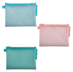 POCHETTE DOCUMENTS TIRETTE EXACOMPTA A5 CHROM PASTEL ASS.