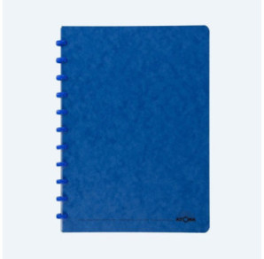 CAHIER ATOMA A4 CARTON QUAD. BLEU