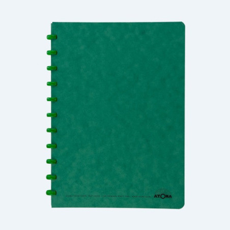 CAHIER ATOMA A4 CARTON QUAD. VERT