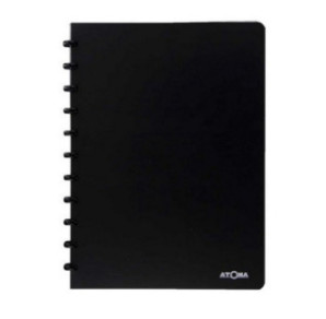 ALBUM PRESENT. A4 ATOMA 30 POCH. NOIR