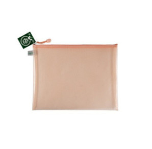 POCHETTE DOCUMENTS TIRETTE FOLDERSYS 272X357MM A4 ORANGE PASTEL