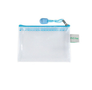 POCHETTE DOCUMENTS TIRETTE FOLDERSYS 97X124 A7 BLEU PASTEL