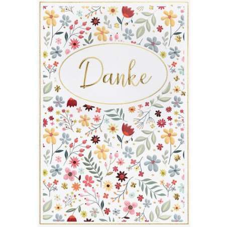 CARTE VOEUX BSB NATURE CARD MERCI