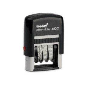 TAMPON TRODAT DATEUR 4820 4MM BLEU FRANC.