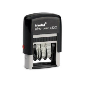 TAMPON TRODAT DATEUR 4820 4MM NOIR FRANC.