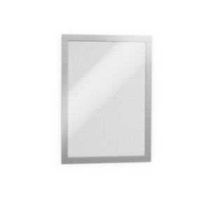 PORTE-AFFICHE DURABLE DURAFRAME MAGNETIC A4 GRIS 2PCS