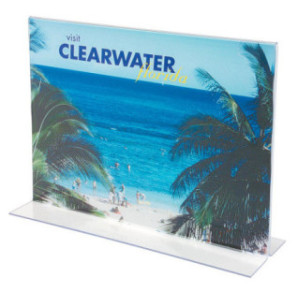 PORTE-AFFICHE PLANORGA A4 PAYSAGE 2PCS
