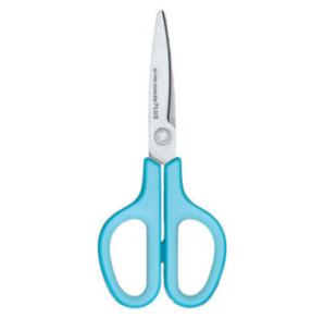 CISEAUX BUREAU PLUS 17,5CM BLEU GAUCHER