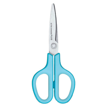 CISEAUX BUREAU PLUS 17,5CM BLEU GAUCHER