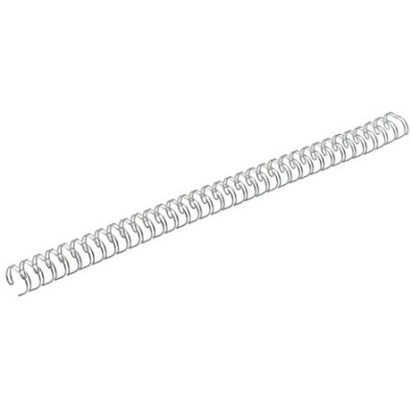 RELIURE SPIR.FELLOWES METAL Ø 8MM ARGENT 100PCS