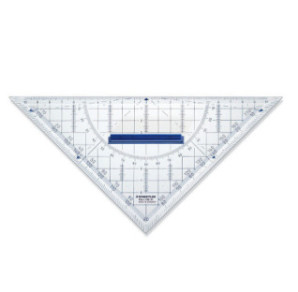 EQUERRE STAEDTLER 22CM AVEC BOUTON