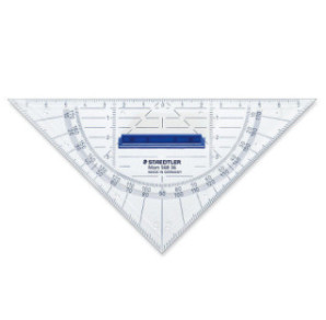 EQUERRE STAEDTLER 16CM AVEC BOUTON