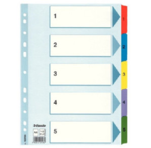 INTERCAL. A4 NUMER. CART. 1- 5 ESSELTE
