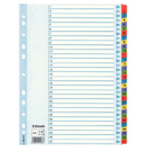 INTERCAL. A4 NUMER. CART. 1-31 ESSELTE