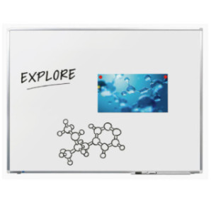 TABLEAU BLANC PREMIUM PLUS LEGAMASTER 75X100CM