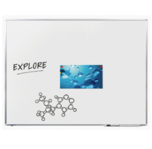 TABLEAU BLANC PREMIUM PLUS LEGAMASTER 90X120CM