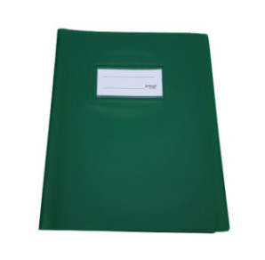 COUVRE-CAHIER EPAIS A5 VERT FONCE