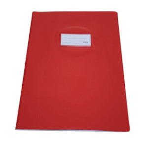 COUVRE-CAHIER EPAIS A4 ROUGE
