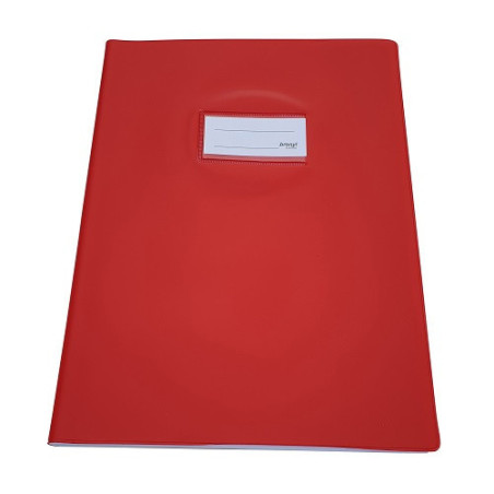 COUVRE-CAHIER EPAIS A4 ROUGE