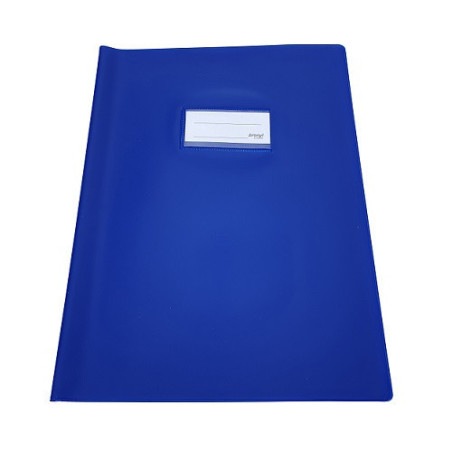 COUVRE-CAHIER EPAIS A4 BLEU FONCE