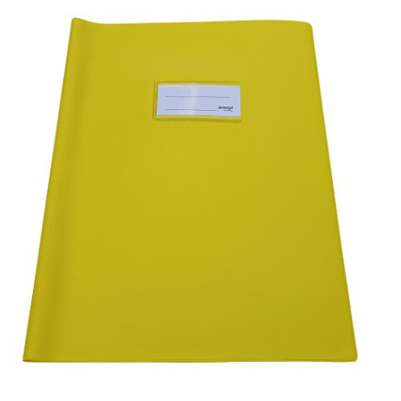 COUVRE-CAHIER EPAIS A4 JAUNE