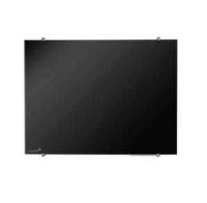 TABLEAU EN VERRE NOIR LEGAMASTER 90X120CM MAGNETIQUE