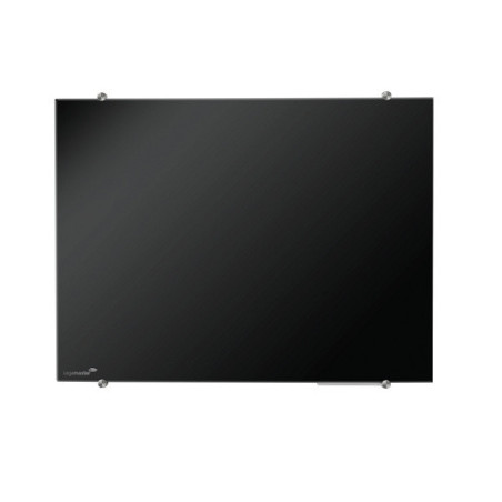 TABLEAU EN VERRE NOIR LEGAMASTER 90X120CM MAGNETIQUE
