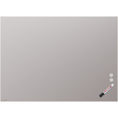 TABLEAU EN VERRE WARM GREY LEGAMASTER 90X120CM MAGNETIQUE