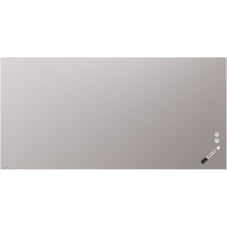 TABLEAU EN VERRE WARM GREY LEGAMASTER 100X200CM MAGNETIQUE
