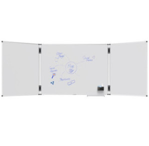 TABLEAU BLANC TRIPTYQUE UNITE LEGAMASTER 90X120/240CM