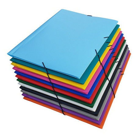 FARDE A ELAST.+RABATS A4 PP DOC.OP. ASS.24PCS