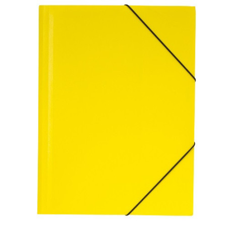 FARDE A ELAST.+RABATS A4 PP DOC.OP. JAUNE