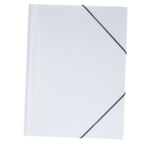 FARDE A ELAST.+RABATS A4 PP DOC.OP. BLANC
