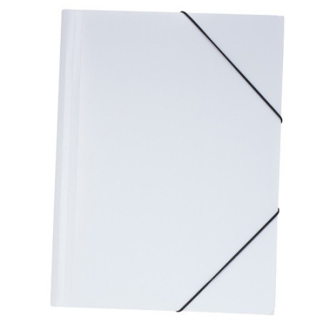 FARDE A ELAST.+RABATS A4 PP DOC.OP. BLANC