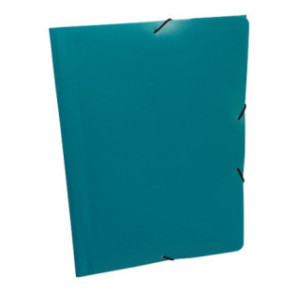 FARDE A ELAST.+RABATS A4 PP DOC.OP. VERT MOY.