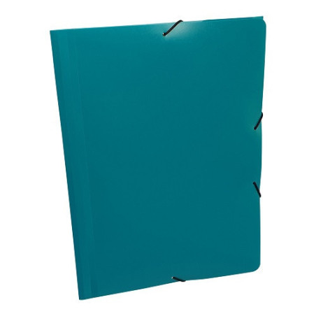 FARDE A ELAST.+RABATS A4 PP DOC.OP. VERT MOY.
