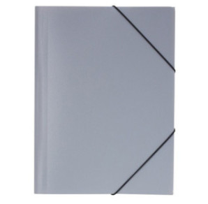 FARDE A ELAST.+RABATS A4 PP DOC.OP. GRIS