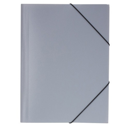 FARDE A ELAST.+RABATS A4 PP DOC.OP. GRIS