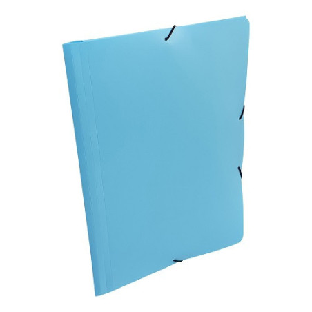 FARDE A ELAST.+RABATS A4 PP DOC.OP. TURQUOISE